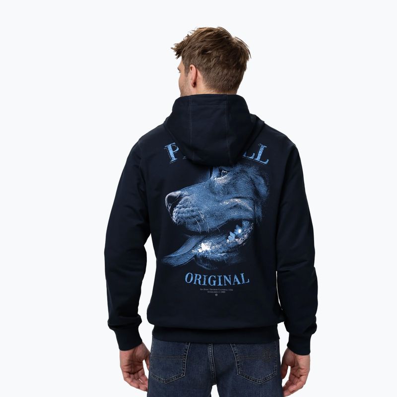 Мъжки суитшърт Pitbull Midnight Sweatshirt Zip Hooded dark navy 3