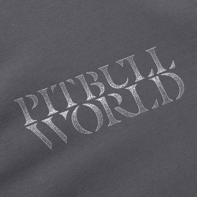 Мъжки суитшърт Pitbull World Sweatshirt Zip Hooded graphite 12