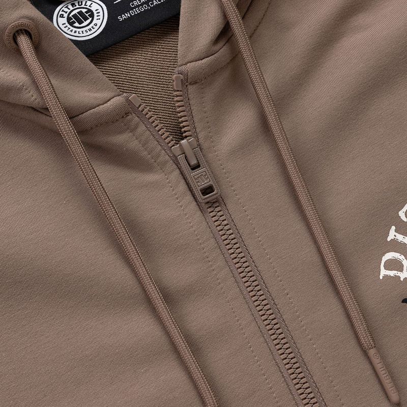 Мъжки суитшърт Pitbull Bloodline 2 Sweatshirt Zip Hooded brown savana 7