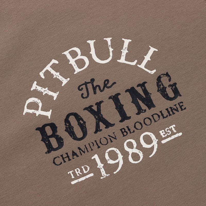 Мъжки суитшърт Pitbull Bloodline 2 Sweatshirt Zip Hooded brown savana 8