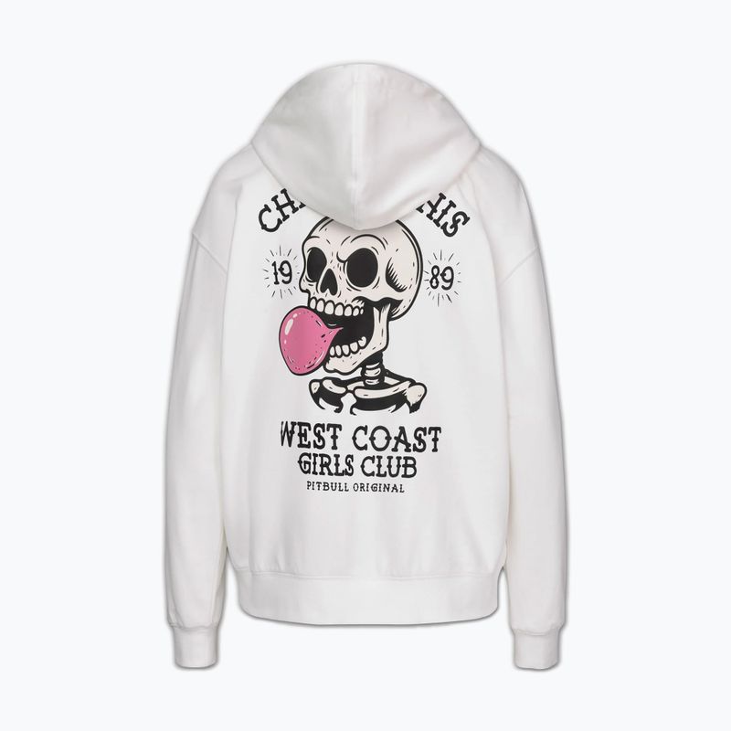 Дамски суитшърт Pitbull Chew On This Hooded off white 7