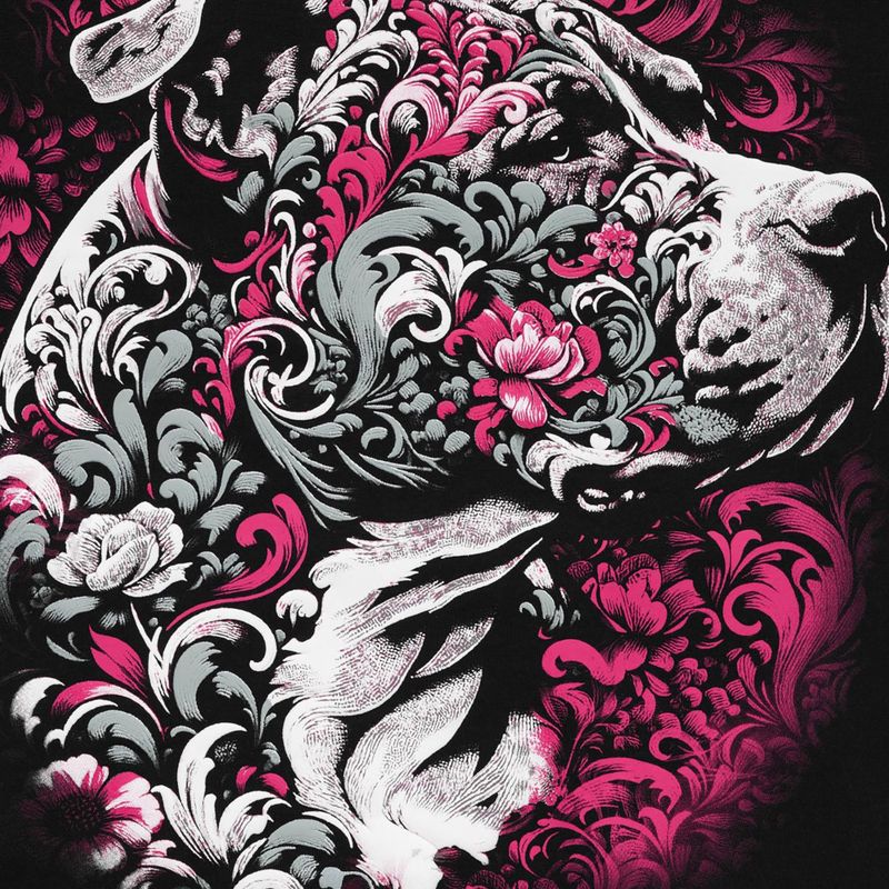 Дамски суитшърт Pitbull Tatto Hooded black 7