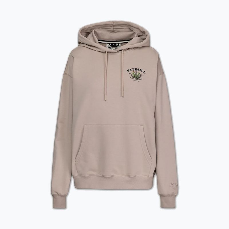Дамски суитшърт Pitbull Bullets & Blooms Hooded sand savana 5