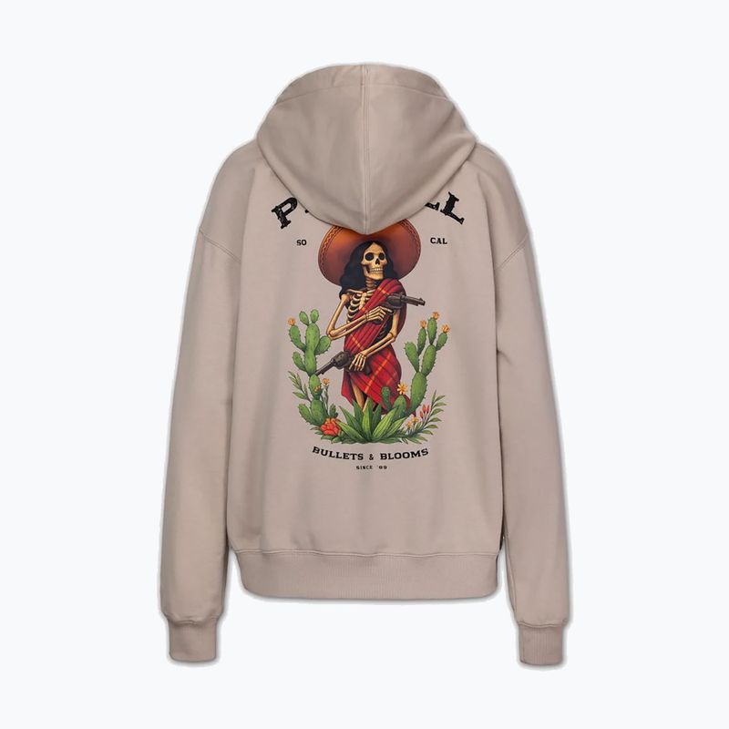 Дамски суитшърт Pitbull Bullets & Blooms Hooded sand savana 6