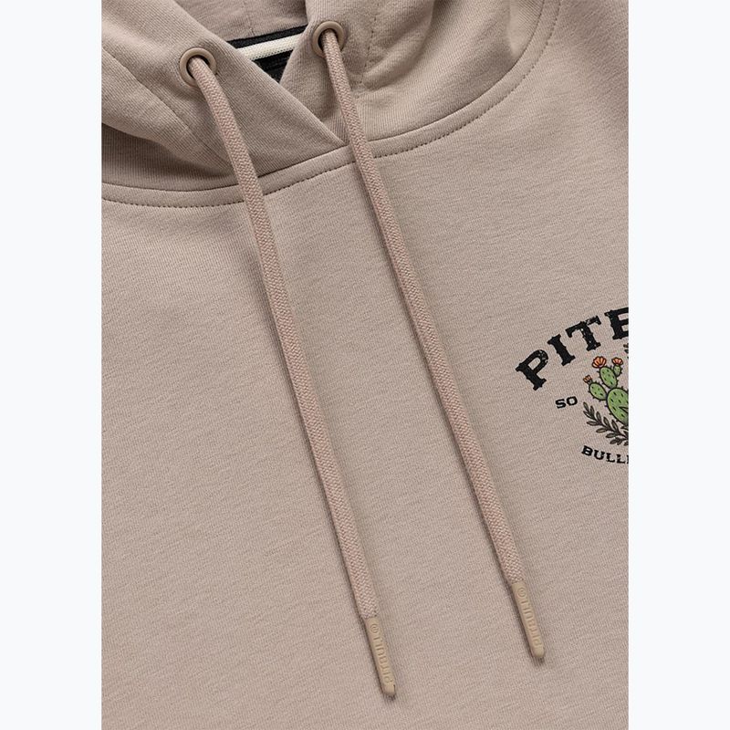 Дамски суитшърт Pitbull Bullets & Blooms Hooded sand savana 7