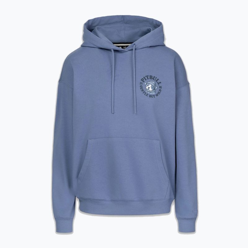 Дамски суитшърт Pitbull Gentle But Wild Sweatshirt Hooded blue jeans 4