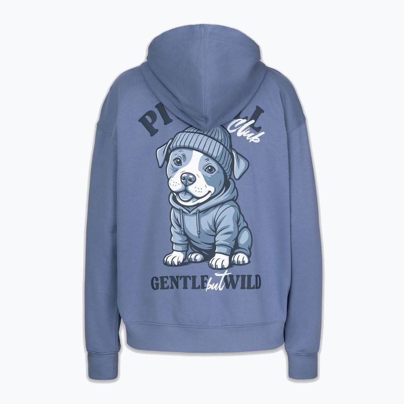 Дамски суитшърт Pitbull Gentle But Wild Sweatshirt Hooded blue jeans 5