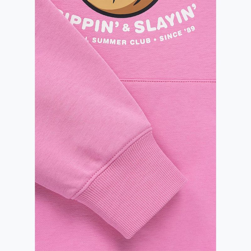 Дамски суитшърт Pitbull Rest In Pink Hooded ice pink 8