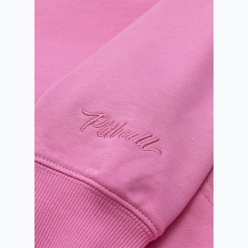 Дамски суитшърт Pitbull Rest In Pink Hooded ice pink 9