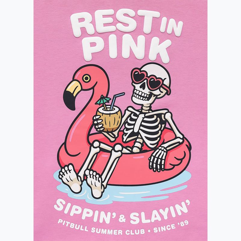 Дамски суитшърт Pitbull Rest In Pink Hooded ice pink 11