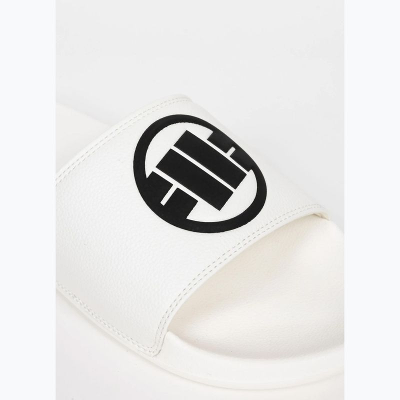Мъжки чехли Pitbull Logo white 4
