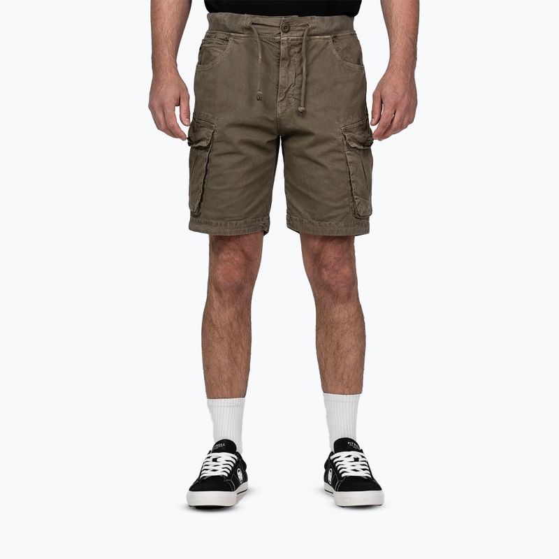 Мъжки къси панталони Pitbull Proctor Drawstring Cargo olive