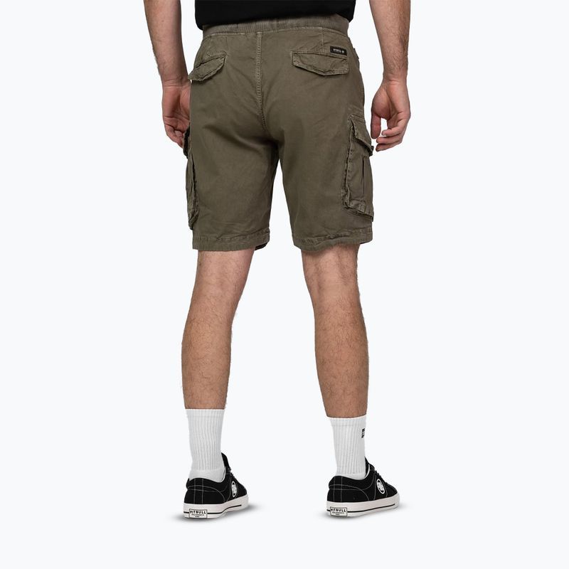 Мъжки къси панталони Pitbull Proctor Drawstring Cargo olive 2
