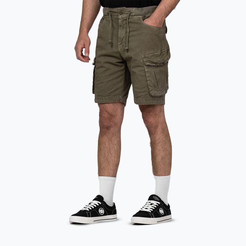 Мъжки къси панталони Pitbull Proctor Drawstring Cargo olive 3