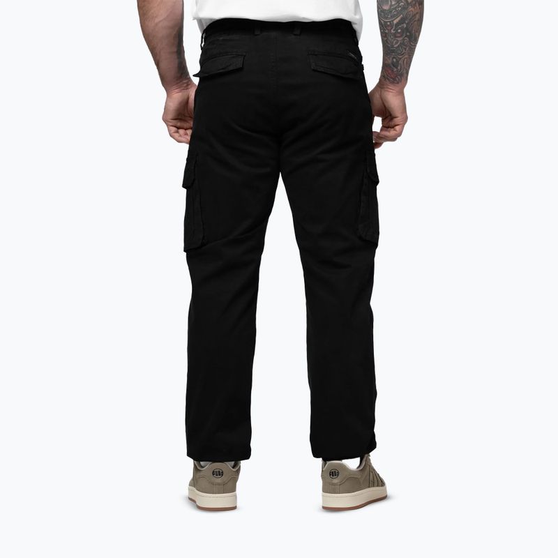 Мъжки панталони за бягане Pitbull Proctor Drawstring Jogger Cargo black 3