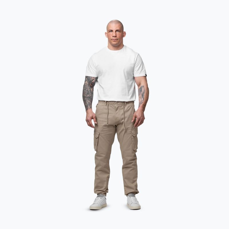 Мъжки панталони за бягане Pitbull Proctor Drawstring Jogger Cargo light sand 2