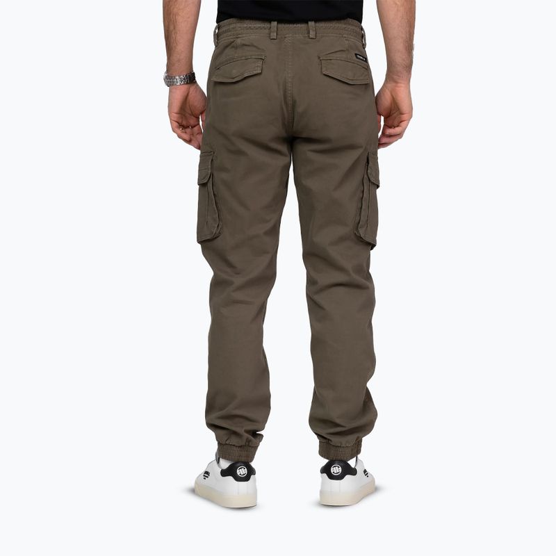 Мъжки панталони за бягане Pitbull Proctor Drawstring Jogger Cargo olive 2