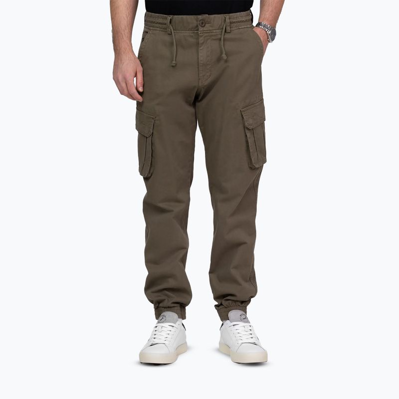 Мъжки панталони за бягане Pitbull Proctor Drawstring Jogger Cargo olive 3