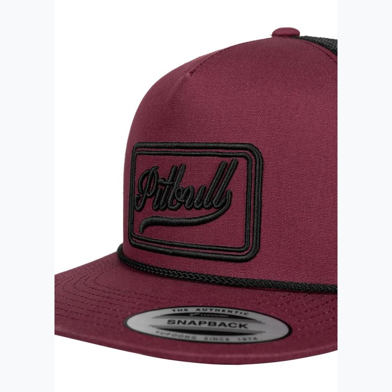 Мъжка шапка с козирка Pitbull Original 1989 burgundy/black 3