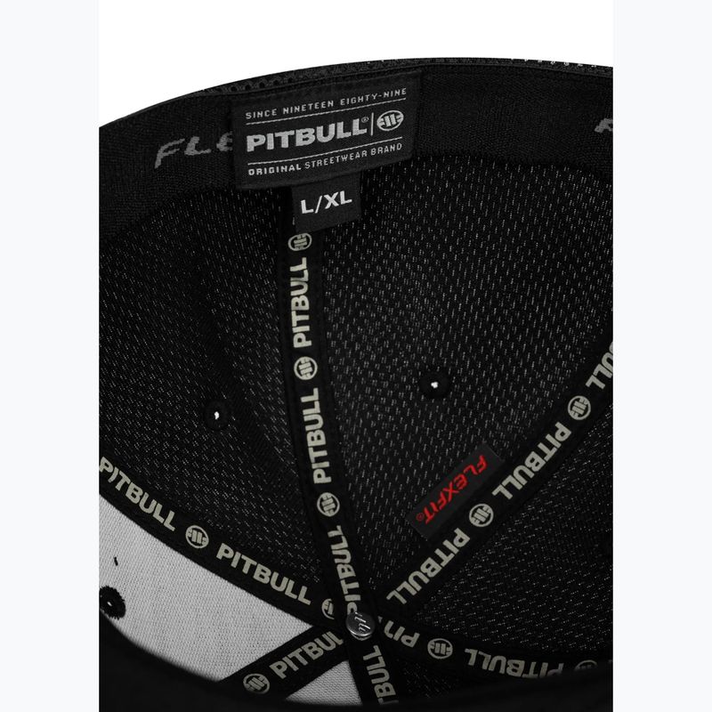 Мъжка шапка с козирка Pitbull Full Cap Tyrian Flexfit black 6