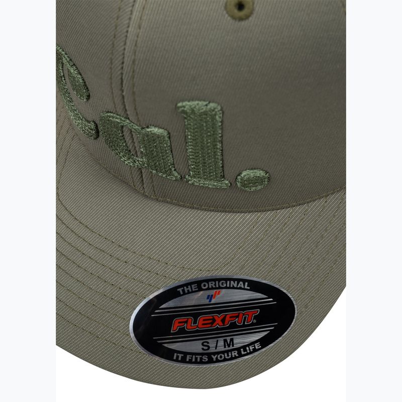 Мъжка шапка с козирка Pitbull Full Cap 3D Cal Flexfit Dusty Salvia green 4