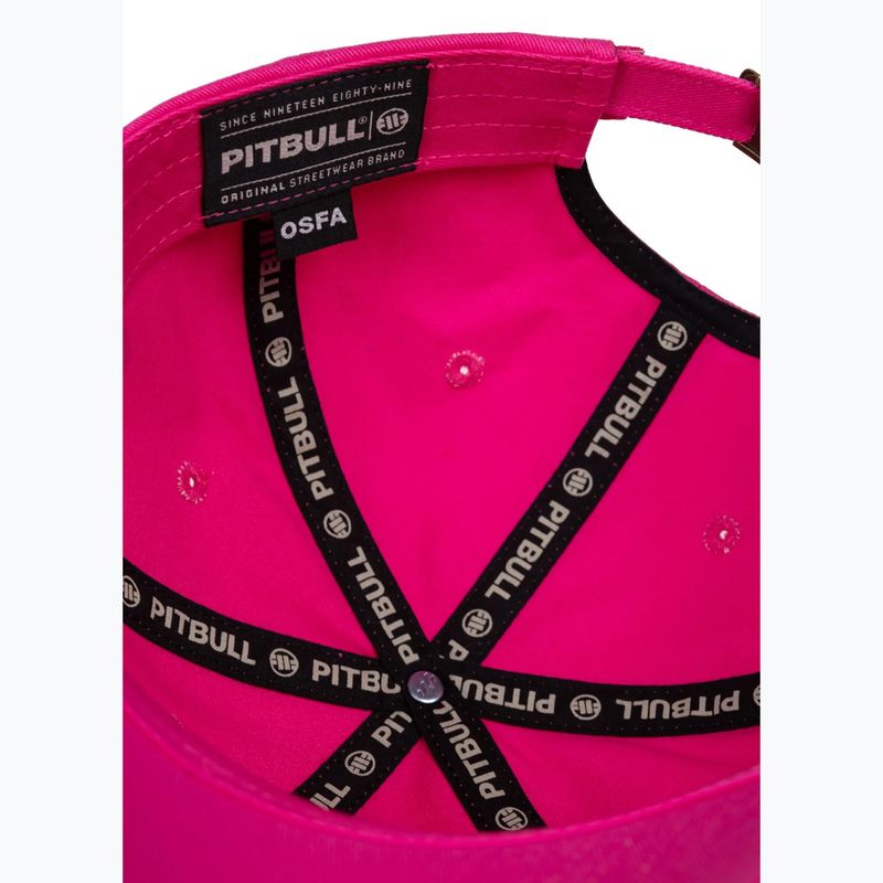 Мъжка шапка с козирка Pitbull 3D Chenile EMB Cal Classic Low Profile pink 7