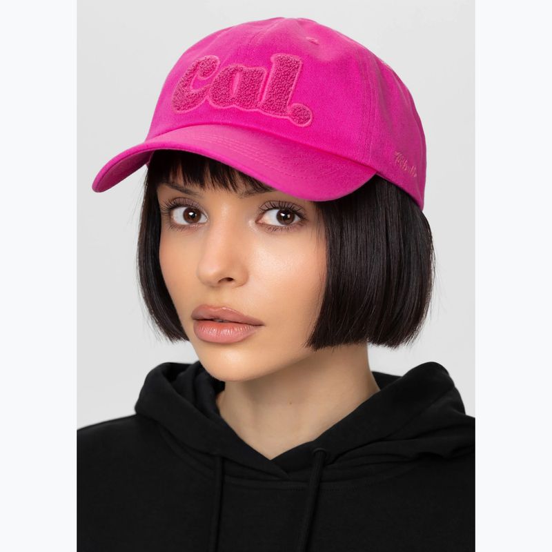 Мъжка шапка с козирка Pitbull 3D Chenile EMB Cal Classic Low Profile pink 9