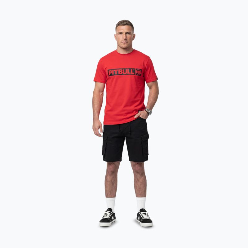 Мъжка тениска Pitbull Hilltop fluo/red 2