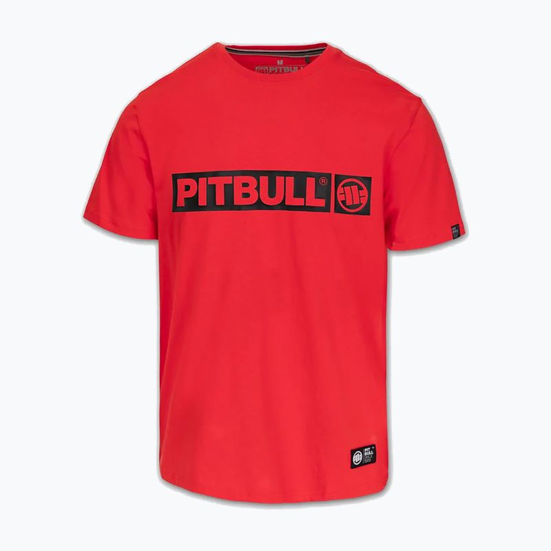 Мъжка тениска Pitbull Hilltop fluo/red 3