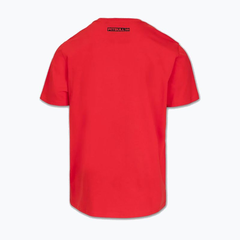 Мъжка тениска Pitbull Hilltop fluo/red 4