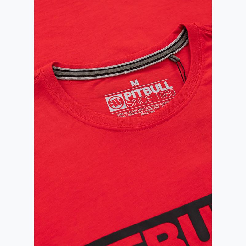 Мъжка тениска Pitbull Hilltop fluo/red 5