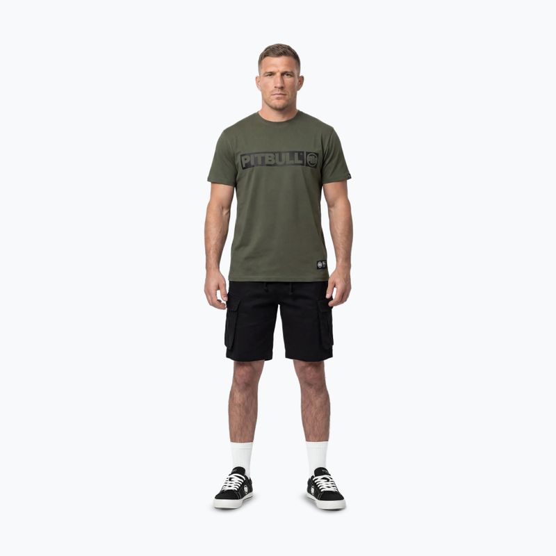 Мъжка тениска Pitbull Hilltop green 2