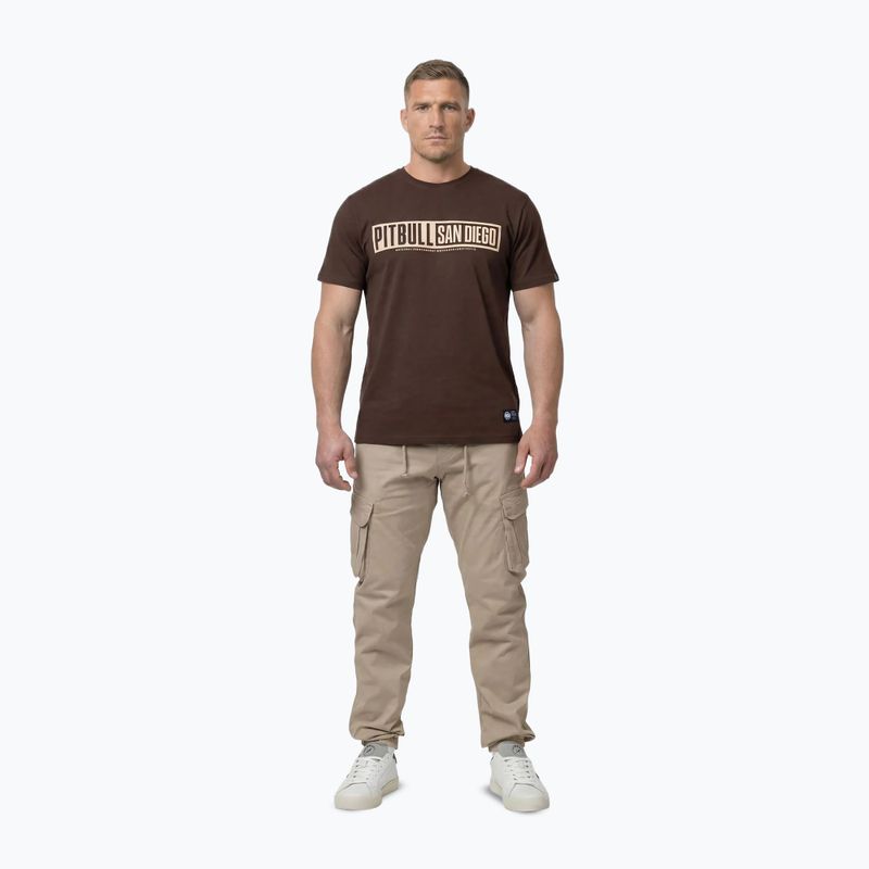 Мъжка тениска Pitbull Eighty Nine Dog dark chocolate 2