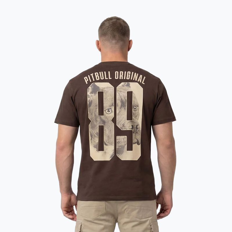 Мъжка тениска Pitbull Eighty Nine Dog dark chocolate 3