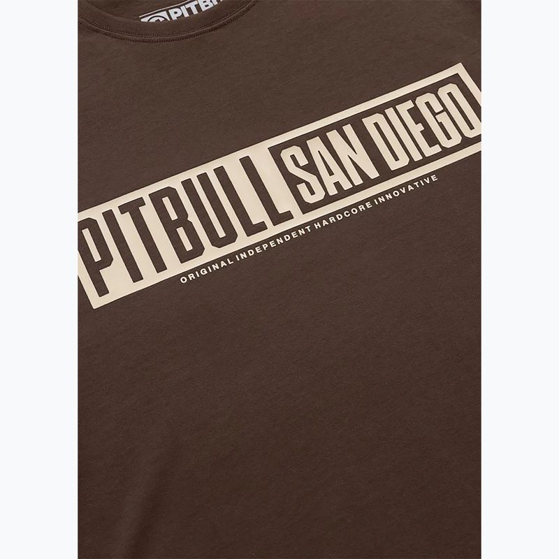 Мъжка тениска Pitbull Eighty Nine Dog dark chocolate 8