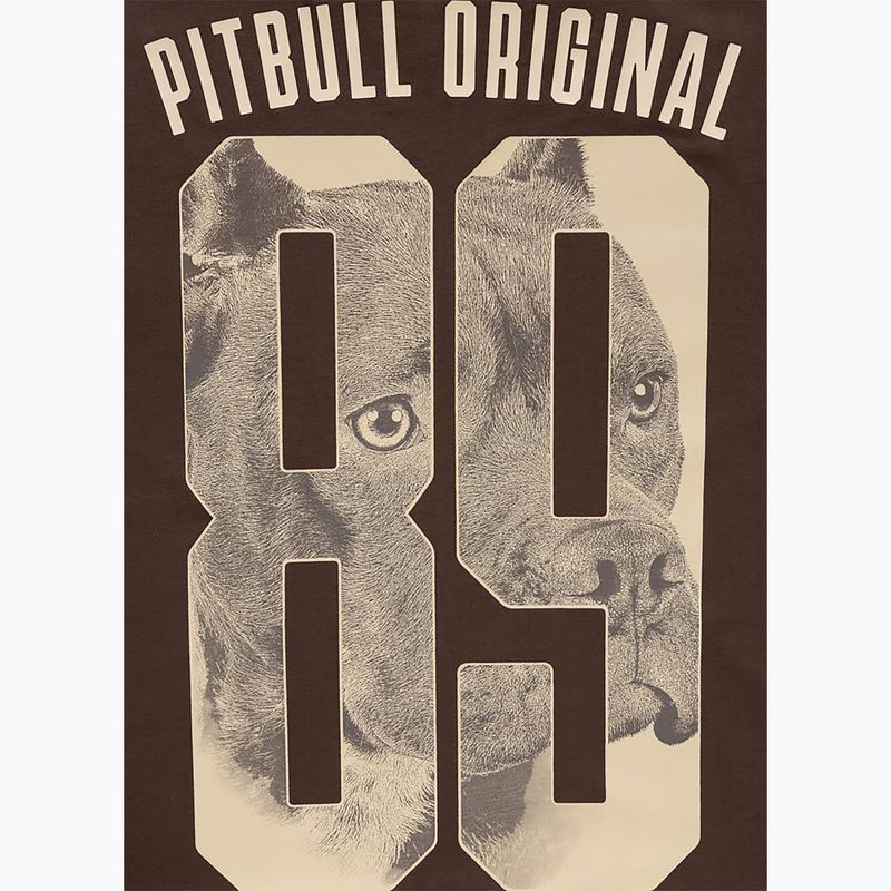 Мъжка тениска Pitbull Eighty Nine Dog dark chocolate 9