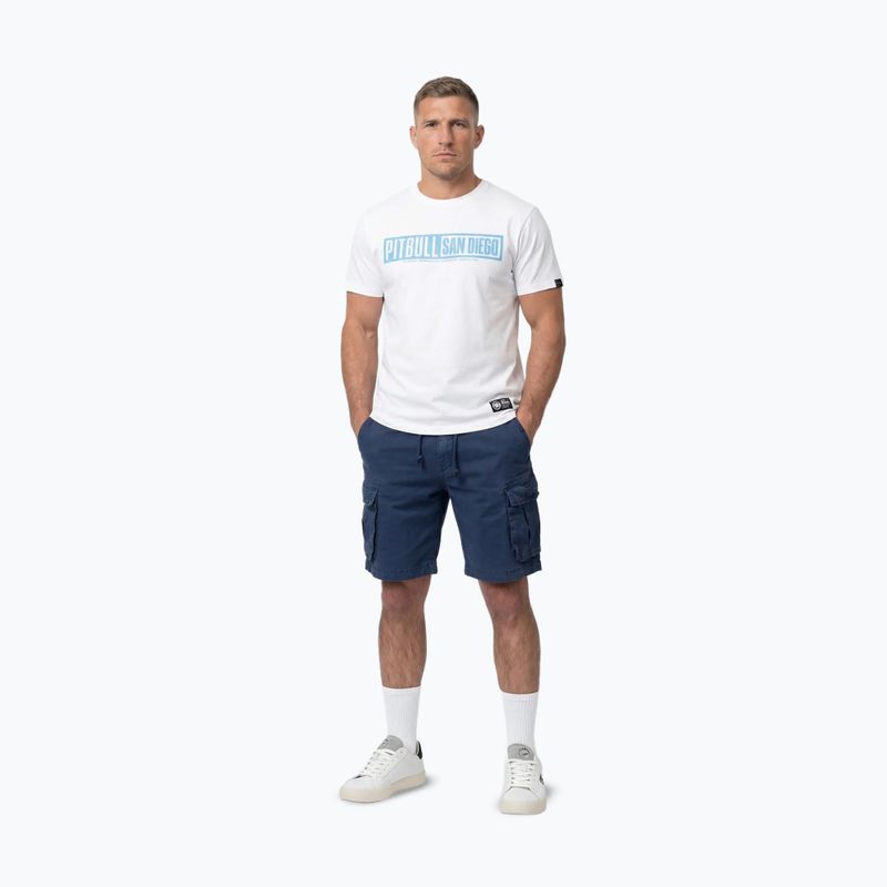 Мъжка тениска Pitbull Eighty Nine Dog white/light blue 2