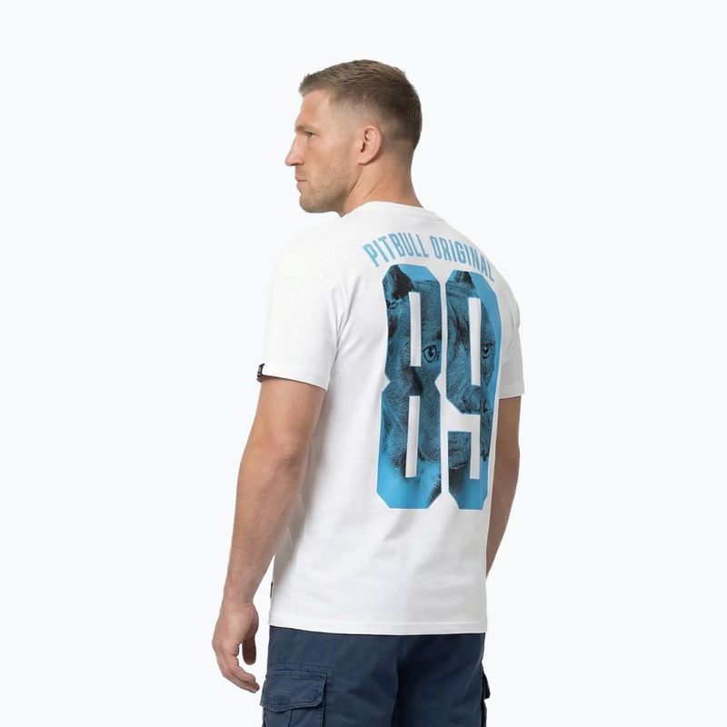 Мъжка тениска Pitbull Eighty Nine Dog white/light blue 3