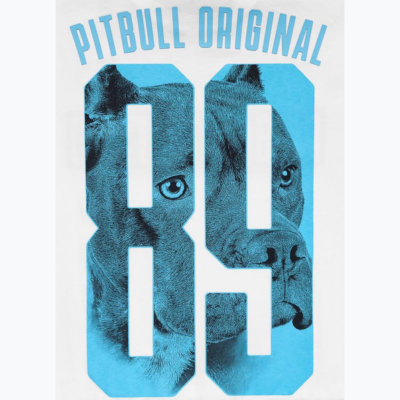 Мъжка тениска Pitbull Eighty Nine Dog white/light blue 9