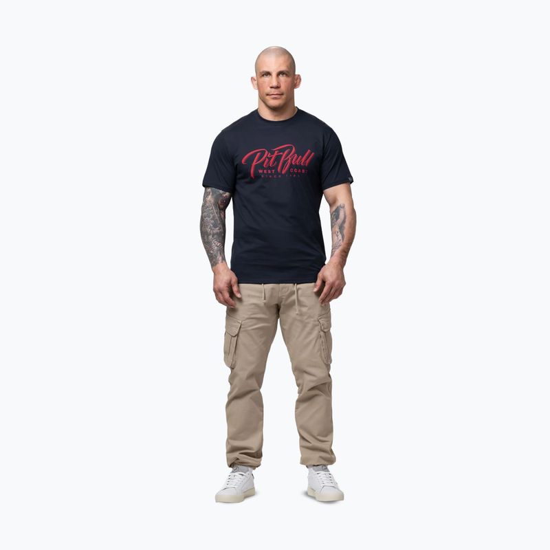 Мъжка тениска Pitbull El Jeffe dark navy 2