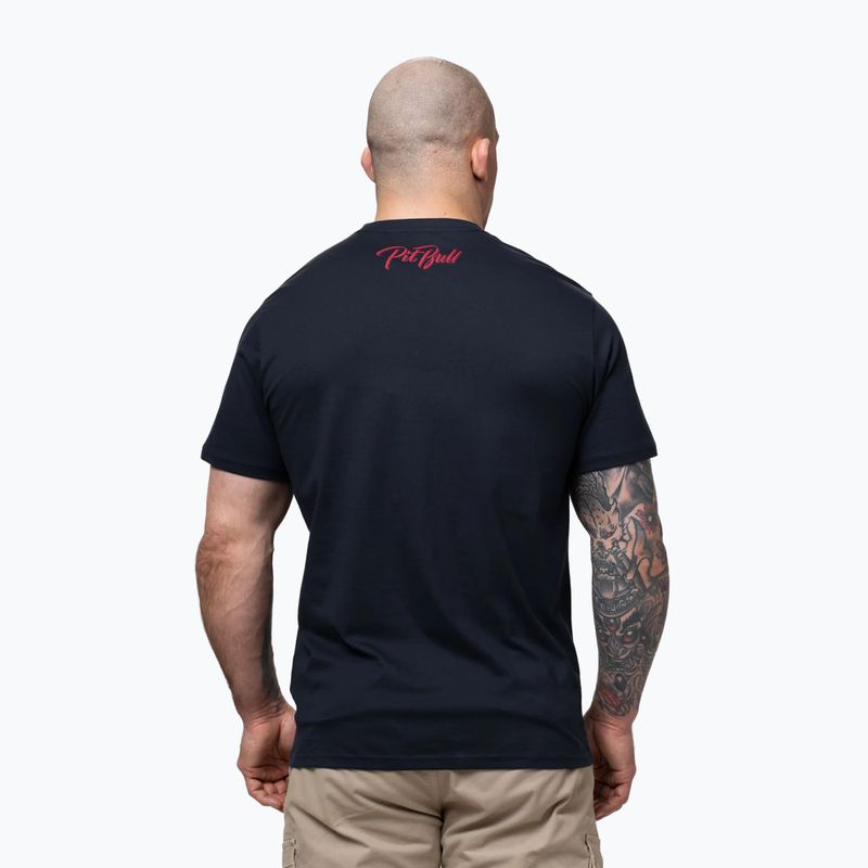 Мъжка тениска Pitbull El Jeffe dark navy 3