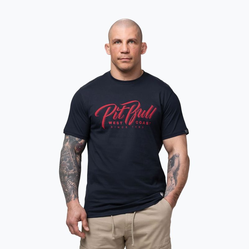 Мъжка тениска Pitbull El Jeffe dark navy 4