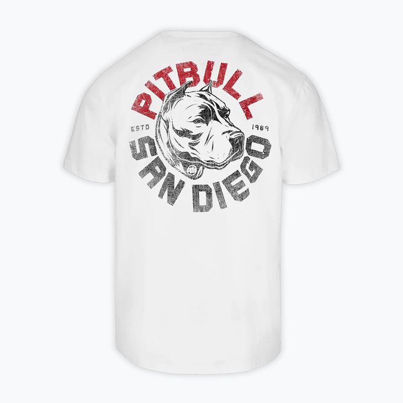 Мъжка тениска Pitbull Dog SD white 5
