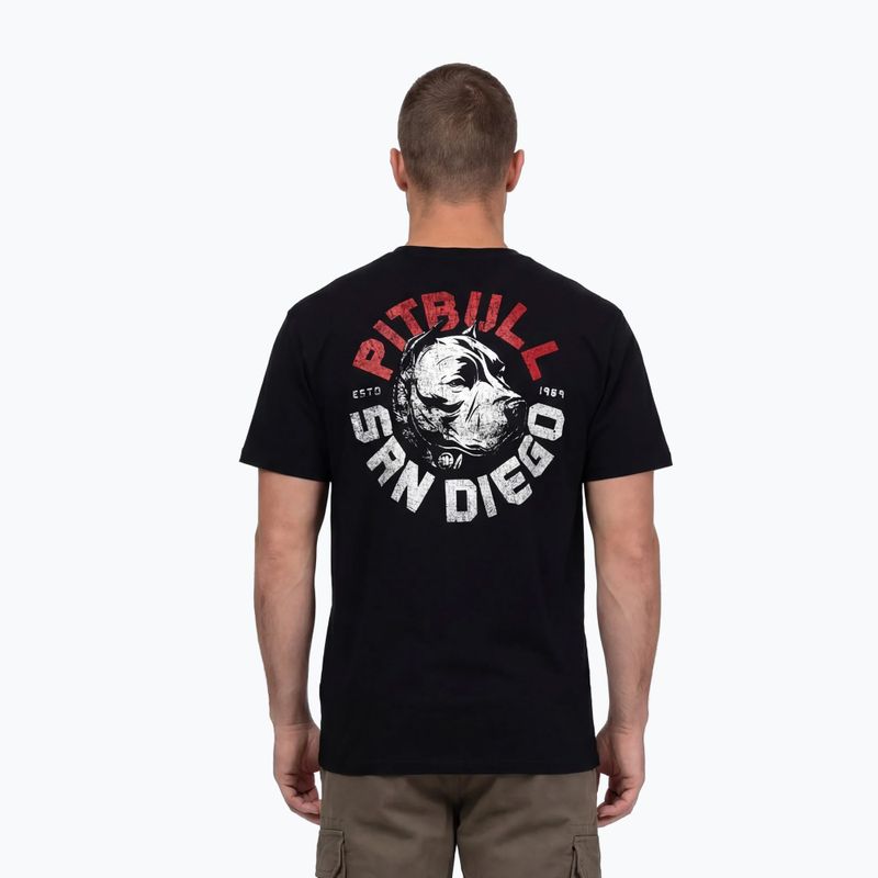 Мъжка тениска Pitbull Dog SD black 3