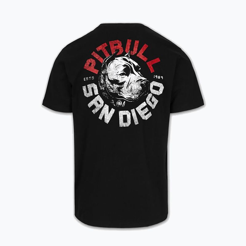 Мъжка тениска Pitbull Dog SD black 6