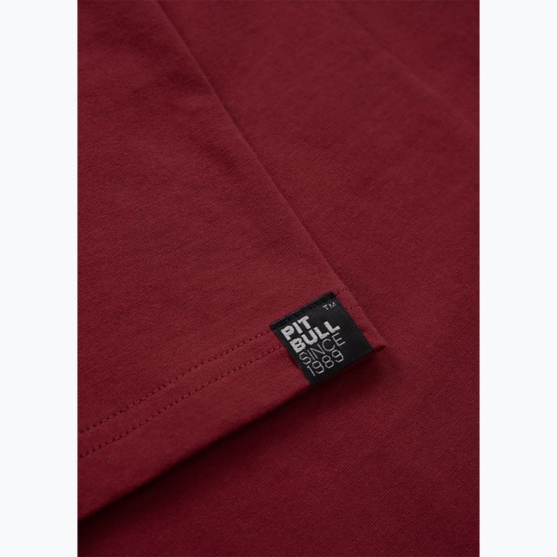 Мъжка тениска Pitbull Dog SD burgundy 9