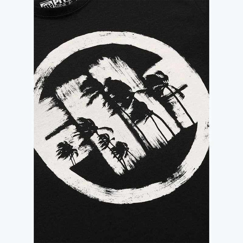 Мъжка тениска Pitbull Palms black logo 8