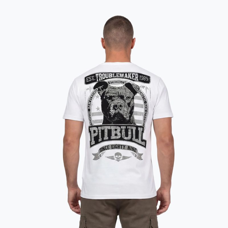 Мъжка тениска Pitbull Troublemarker white 3