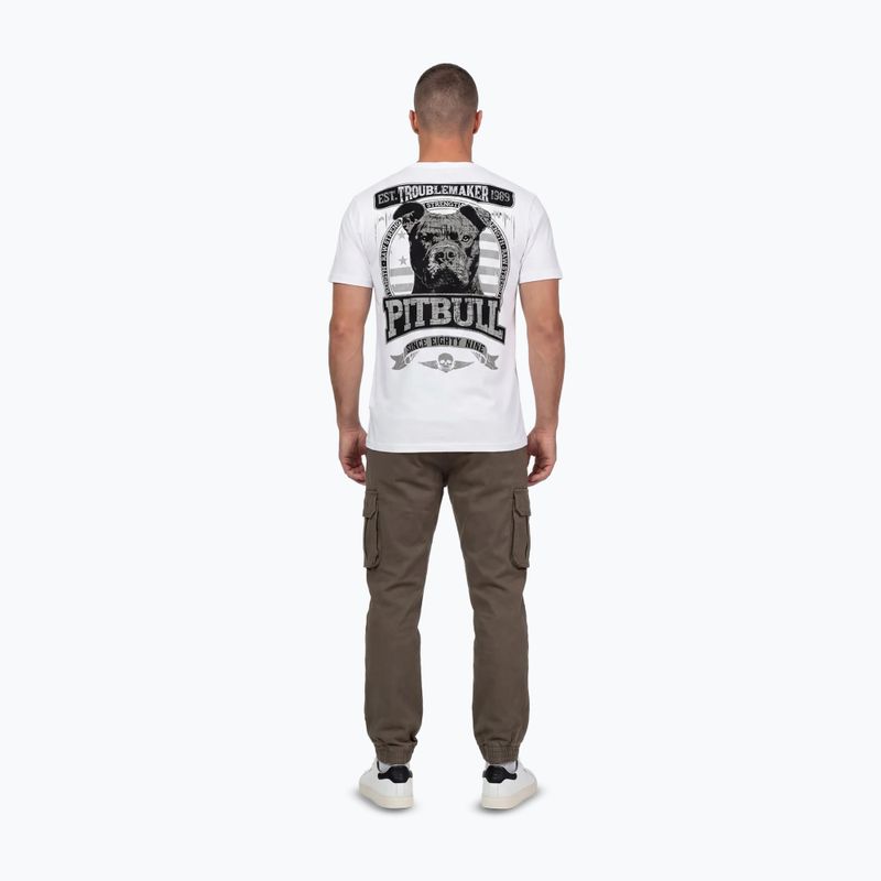 Мъжка тениска Pitbull Troublemarker white 4