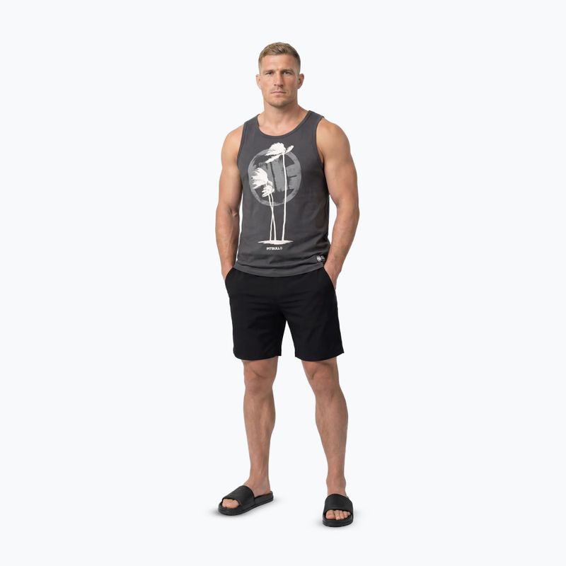 Мъжка тениска Pitbull Palms Tank Top light sand 2